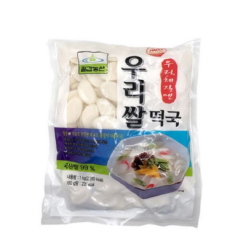 칠갑농산 우리쌀 떡국, 1kg, 1개