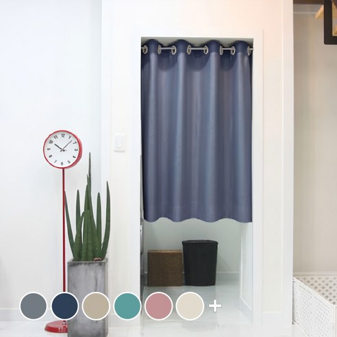 빛을 완벽하게 차단하는 아늑한 공간, 암막원단 가리개커튼 아일렛형 작은창문커텐