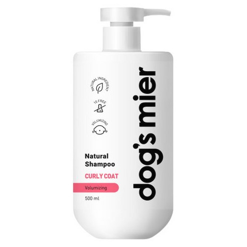 독스미어 내추럴 곱슬모견용 샴푸, 1개, 500ml
