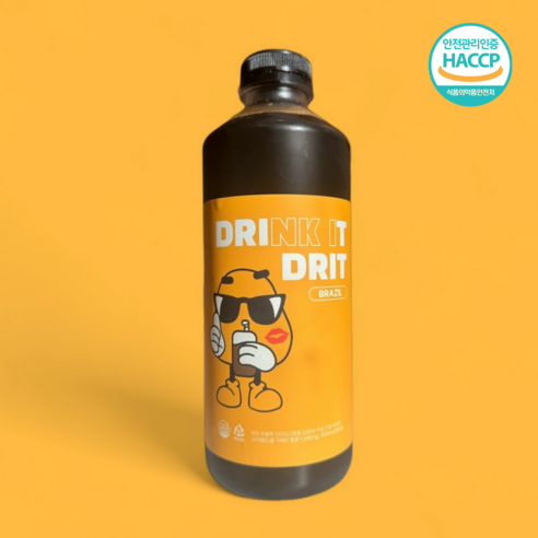 드릿 콜드브루 더치커피 원액 브라질, 1개, 1개입, 1000ml