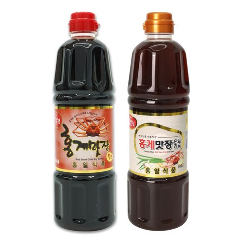 홍게맛장 소스 레드 900ml + 홍게맛장 만능 진국 900ml 홍게 조미료 맛간장, 1세트, 1800ml