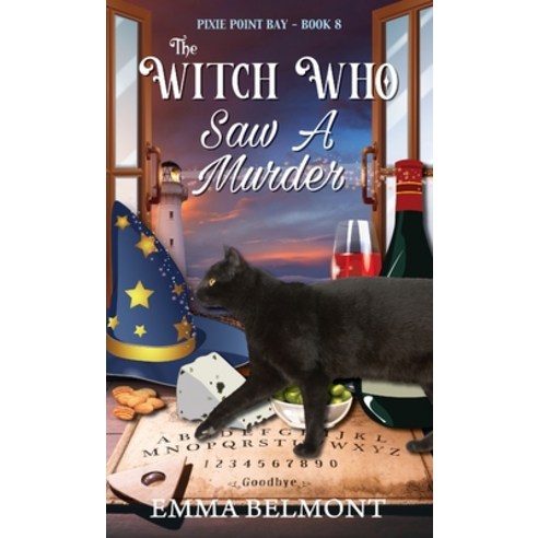 The Witch Who Saw A Murder (Pixie Point Bay Book 8): A Cozy Witch Mystery Paperback, Emma Belmont, English, 9781950575268