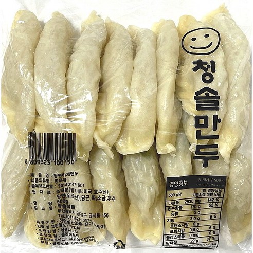 청솔식품 부산수제당면만두 16개입x2봉 당일생산출고 청솔마켓
