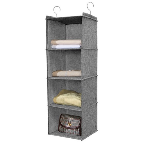 현대적이고 실용적인 디자인의 일이공팔 걸이식 수납함 4칸형 그레이가 공간 활용도를 극대화하고 다양한 용도로 사용할 수 있습니다.