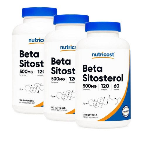 뉴트리코스트 베타 시토스테롤 500mg 소프트젤 Nutricost Beta Sitosterol