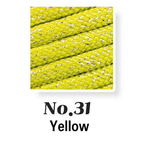 5.0mm 100yard 실버 글로시 대용량 촘촘 우동실 청키스트링 소프트 폴리에스터 우동끈 가벼운실 타래발송, 1개, No.31