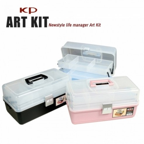 화구박스 ART-KIT37 블랙, 단품