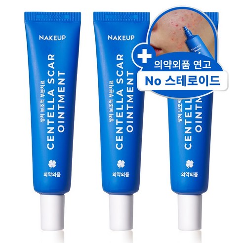 네이크업 센텔라스카 연고 의약외품, 3개, 25ml