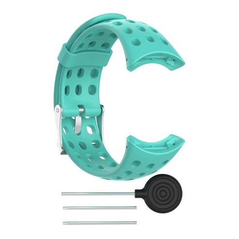 SUUNTO M1 M2 M5 M 시리즈용 실리콘 고무 시계 밴드 스트랩, 녹색