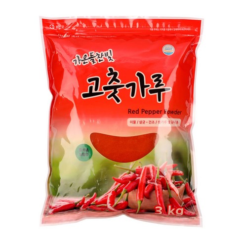 야미 가온들찬빛고춧가루(중식), 3kg, 1개