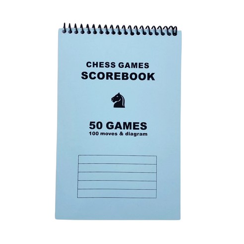 체스 스코어북 Chess Score Book 베이지