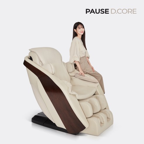 [세라젬] 파우제 디코어 클라우드 전신안마의자 크림화이트, 크림 화이트