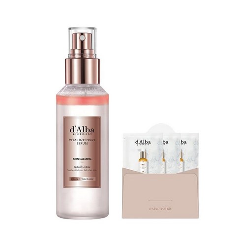 달바 화이트 트러플 바이탈 인텐시브 세럼 100ml + 세럼 클렌저 3ml x 3p 세트, 2세트 – 트러플 세럼과 클렌저 세트 2세트 달바미스트세럼