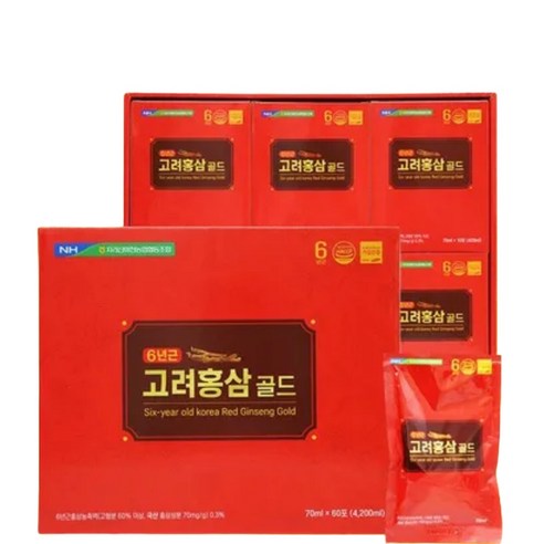 고려 홍삼스틱 6년근홍삼정골드 홍삼진액 농축액 30포