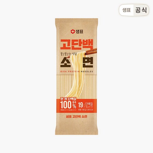 샘표 고단백 소면 400g, 1개