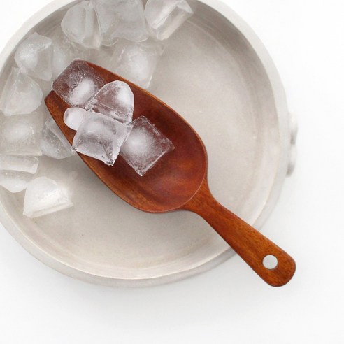 장미목 옻칠 우드 스쿱 ( 홈카페 얼음주걱 원두 커피스쿱 곡물 나무 서버 원목 주걱 삽주걱 스쿠프 얼음삽 계량 스푼 )