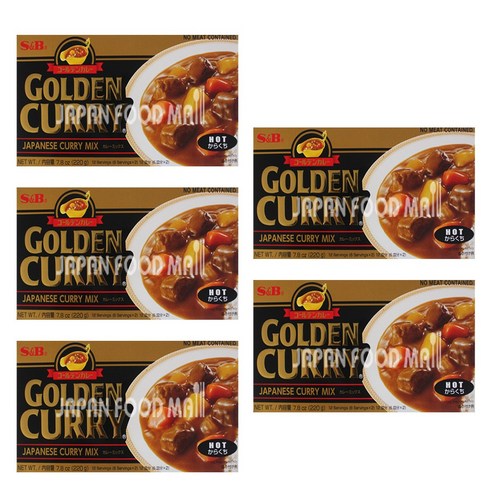 에스엔비 골든카레 매운맛 220g, 5개