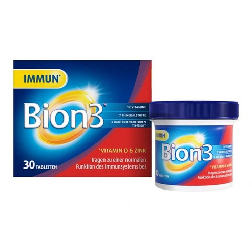 바이온 이뮨 멀티비타민 Bion 3 Tabletten 30개, 1개