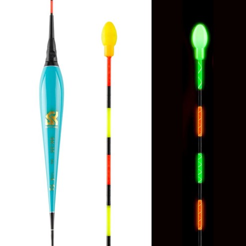 수광산업 민물 전자찌 내림 저부력 낚시 나노 찌 옥내림 중층 led 올림 45cm, 1호 45cm (4.0g), 1개