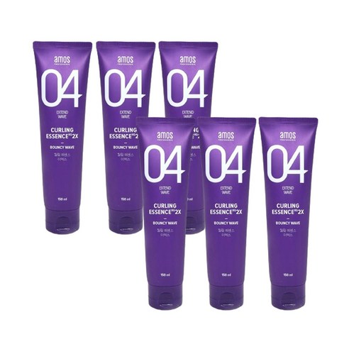 아모스 컬링에센스 2x 헤어에센스, 150ml, 6개