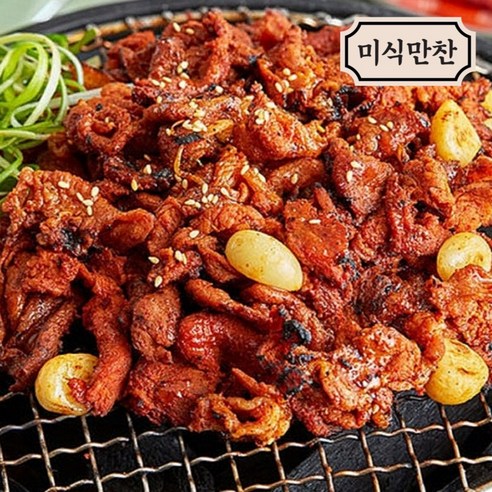 미식만찬 연탄 직화 불고기 HMR 완조리 x 2팩 (간장+고추장), 2개, 200g