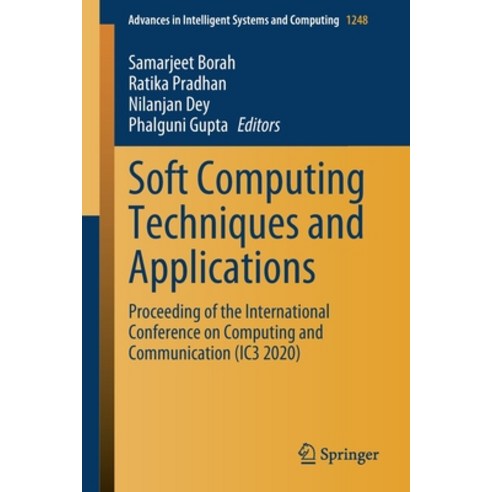 Soft Computing Techniques and Applications: Proceeding of the ...