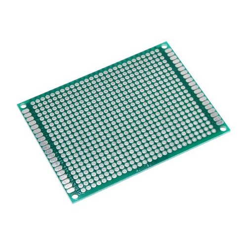 양면 프로토타입 PCB 보드 범용 프린팅 회로 기판 실험용 플레이트 2.0mm 피치 6x8cm 60x80mm 10 개