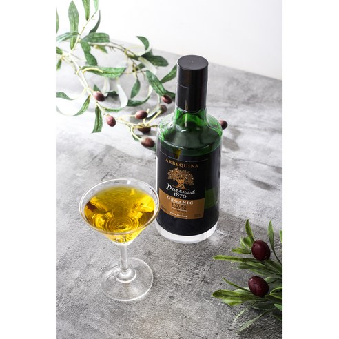 스페인 태양이 빚어낸 황홀한 풍미, 두에르나스1870 유기농 엑스트라버진 올리브오일 아르베퀴나