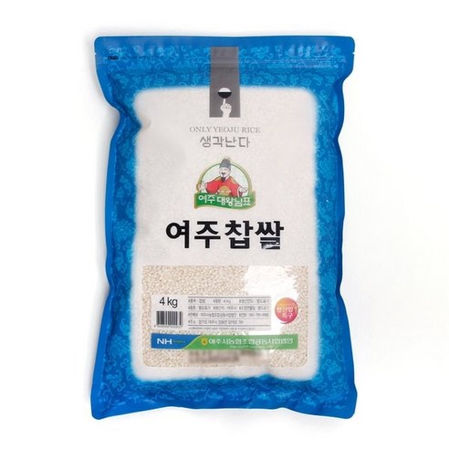 참쌀닷컴 대왕님표 여주 찹쌀 4kg, 1개