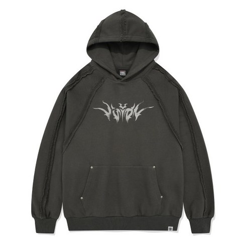 VISION STREETWEAR VSW Tribal Hoodie Charcoal