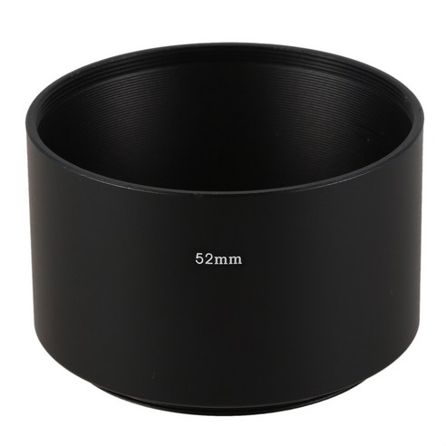 카메라 필터 나사에 마운트 52mm 금속 망원 렌즈 후드의 그늘, 보여진 바와 같이, 하나