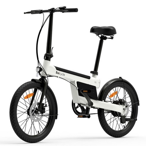 바이사이클 전기자전거 X5, 알루미늄, 블랙 + 화이트