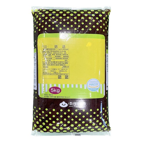 대두식품 통단팥앙금 55R 3kg, 1개