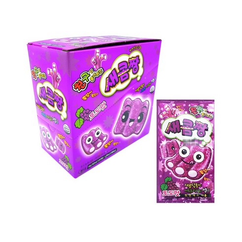 새콤짱 포도맛 젤리 (24개입), 45g, 72개