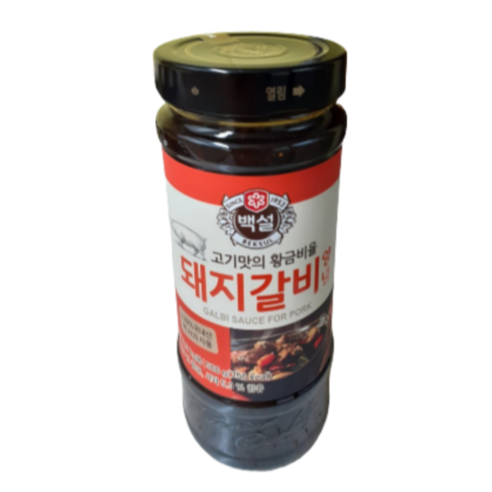 백설 돼지갈비양념, 500g, 2개