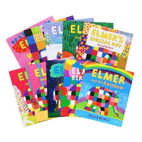 Elmer 픽쳐북 10 Books Set, Andersen Press