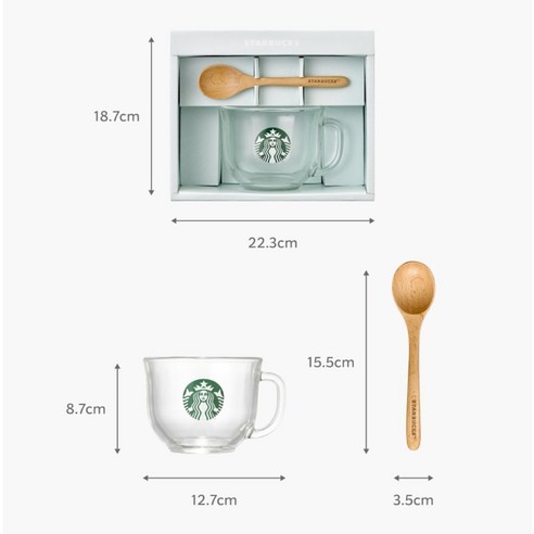 스타벅스의 마법을 담은 설기프트: 스타벅스 글라스볼 스푼세트