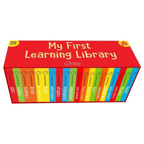(영문도서) My First Complete Learning Library: Boxset of 20 Board Books Gift Set for Kids (Horizontal De... Paperback, Wonder House Books, English, 9789388369886