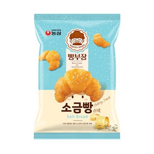 농심 빵부장 소금빵 55g X 8봉, 8개