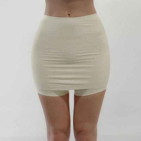 자체제작 빅사이즈가능 심리스 하이웨스트 Y존 치마바지 속바지 보정 속옷 팬티