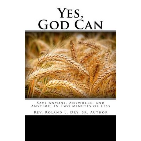 Yes God Can: Save Anyone Anywhere and Anytime; In Two Minutes or Less Paperback, Createspace Independent Pub..., English, 9781727394146