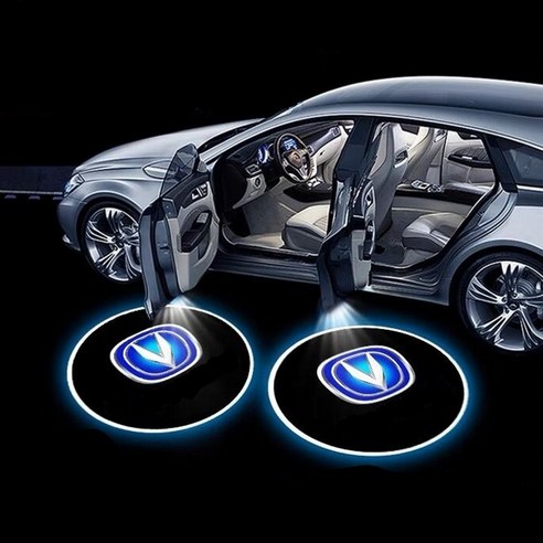 볼보라이트 LED 자동 로고 자동차 도어 레이저 프로젝터 조명 2 개 시트로엥 기아 지프 오펠 닛산 현대 혼, 한개옵션1, 15 for T-oyota, 2개