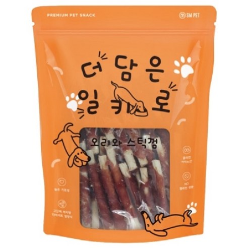 댕댕이 건강과 행복을 위한 최고의 선택, 더담은 일키로 오리 치킨 수제간식!