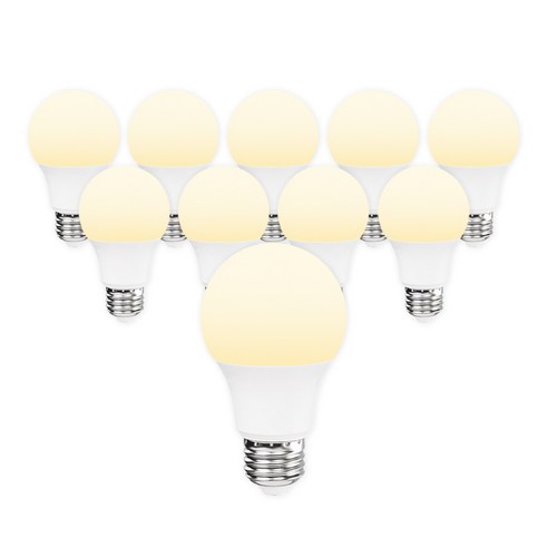 라인라이팅 LED 샤인 벌브 12w, 10개, 전구색