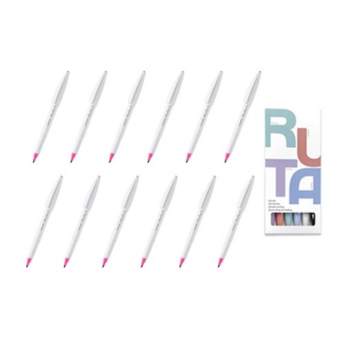 모나미 Plus Pen S (형광), Neon Pink 1DZ, 1개