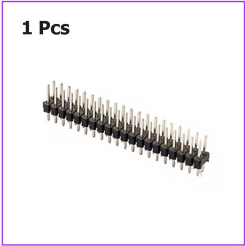 수컷 GPIO 헤더 라즈베리 파이 제로 2 W 1 개 10 2x20, 1 PCS 2