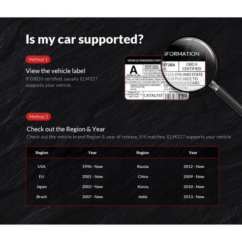 AOHAO 인포카 obd2 스캐너 차량 용