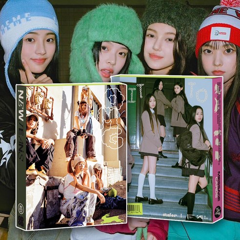뉴진스 OMG 디토 DITTO 오마이갓 노래 앨범+스컬데이특전 NEWJEANS 싱글 1집 메세지카드버전 김민지 하니 다니엘 해린 이혜인 굿즈, 싱글1집 메세지카드 랜덤+스컬데이특전