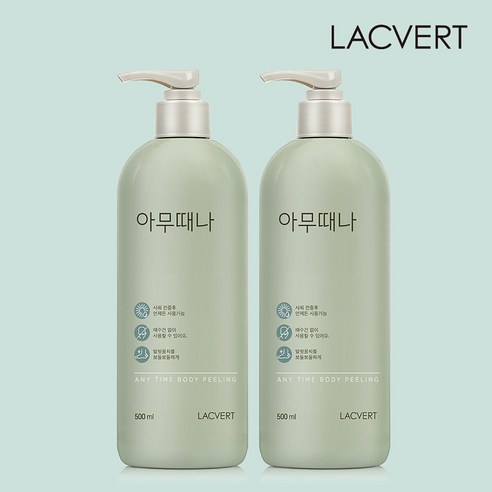 라끄베르 아무때나 때필링 1+1 패키지, 2개, 500ml