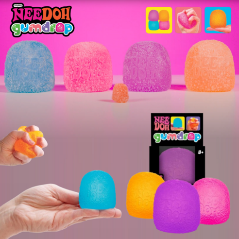 국내배송 쉴링 실링 니도 스퀴시 로제 스트레스볼 왓츠인마이백, 검드롭, 1개 검드롭 × 1개, 색상 × 수량 섬네일